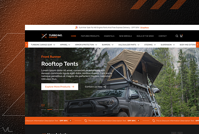 Automotive Garage Website Design for Turbo Inc. Garage | Viraj L adobe app ui design behance design dribbble figma garage garage website gumroad pinterest product design ui ui ux ux ux ui design web design web ui design website website design website ui