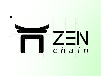 Logo design for Zenchain 3d 3d illusration branding design graphic design icon illustration logo ui vector