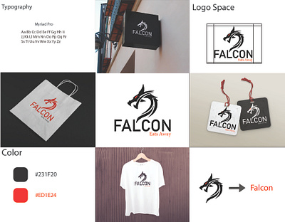 Falcon Logo Design 3d animation artwork branding graphic design illustr5ation logo motion graphics ui ux