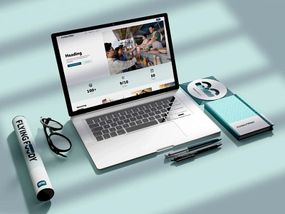 Case Study: Flying Foody app design b2b services brand identity branding food and beverage graphic design it logo logo design saas ui web design