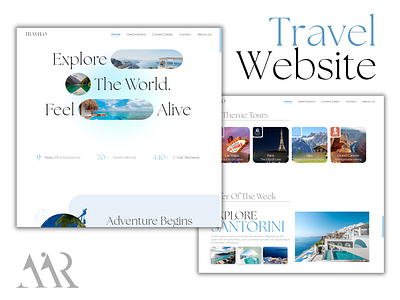 Modern Travel Agency Website adventure website amiri modern web design modern website design modern website development reactjs website summer website travel travel agency travel agency web design travel agency website travel agency website design travel web design travel website travelo web web design web development website design