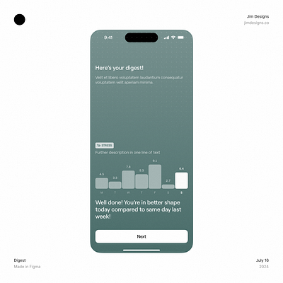 Digest 🧪 app digest jimdesigns jimdesigns.co monochrome recap