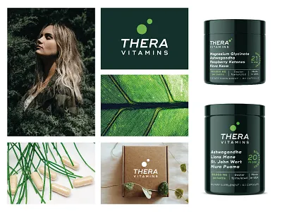 Branding for supplements 1 branding graphic design green label logo minimal minimalistic nutrition organic supplements tera