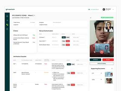 Superbank KYC #3 - Details dashboard ui ux website