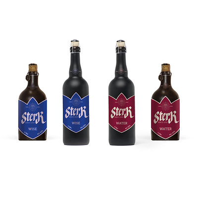 Sterk Bier - Beer Design beer beer branding beer design beverage packaging bierdesign branding brewery concept design creative design design drink graphic design label design logo packaging packaging design visual communication visual design