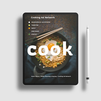 A cooking job search website ads app asian branding cook design graphic design job marketing ui uiux ux web design website