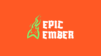 EPIC EMBER Design Concept adobe animation figma fire gaming logo motion design typography vector video games