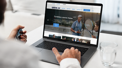 USTA | Design System & Digital Ecosystem design system ui ux website