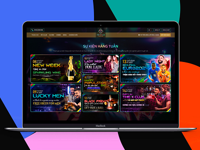 Landing page for X Club lounge & Bar bar design design landing page ui design