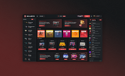 Online CS2 Casino casino casino design cs2 casino csgo csgo casino graphic design ui uiux ux website design website designer