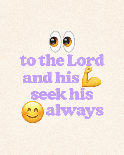 Emoji Verses | Christian Poster christian