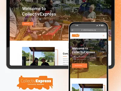 Web Design: CollectivExpress - Pro Package custom website
