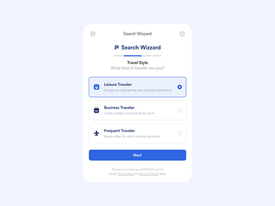 Wizzard Finder For Best eSIM Plans clean dailyui minimal payment search ui wizzard