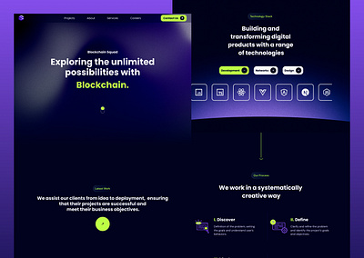 Blockchain Squad - Website agency blockchain ui web web design
