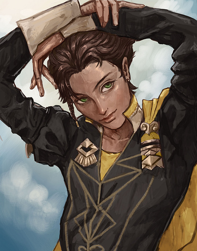 Claude (Fire Emblem: Three Houses) digital painting fanart fire emblem illustration photoshop