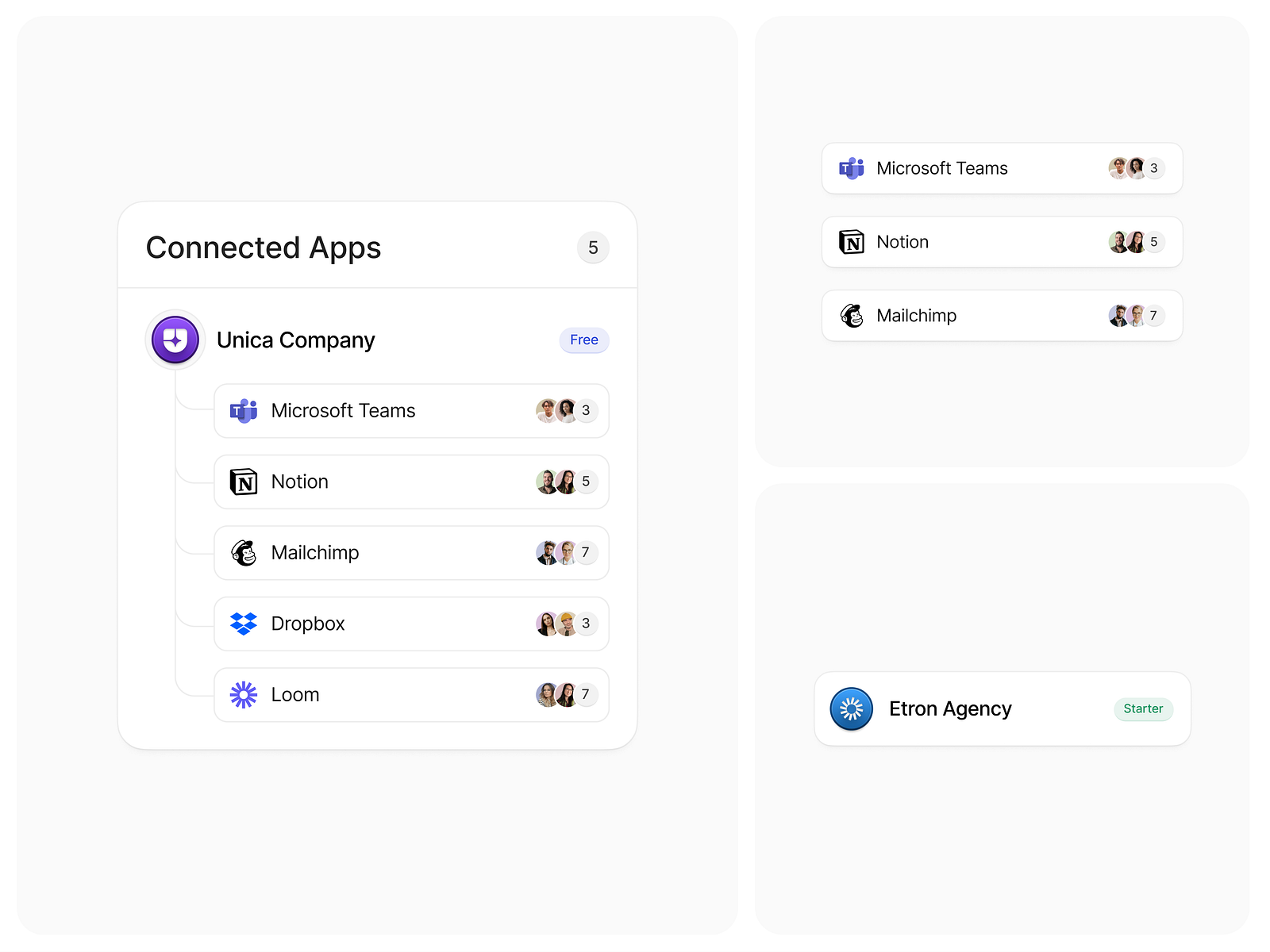 Connected Apps 🎛 by Farrel Putra on Dribbble