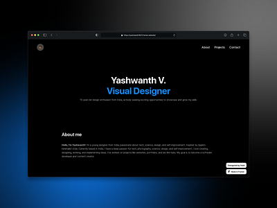 Clean and simple portfolio website. portfolio simple webdesign