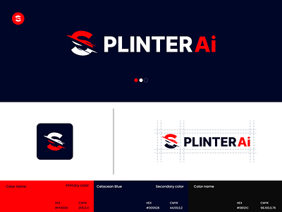 Splinter AI Club logo ai ai logo branding club club logo graphic design logo s s logo