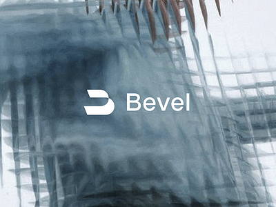 Bevel Glass app branding health identity logo mark negative space symbol