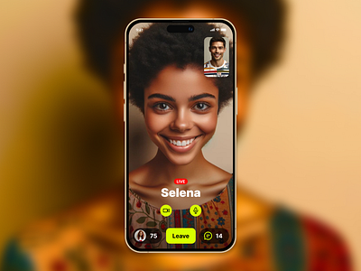 Video Calling App concept interface mobile ui ux