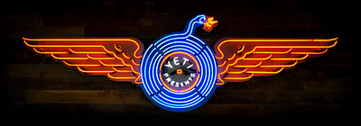 YETI Flagship Music Stage Neon branding design graphic design music neon typography yeti