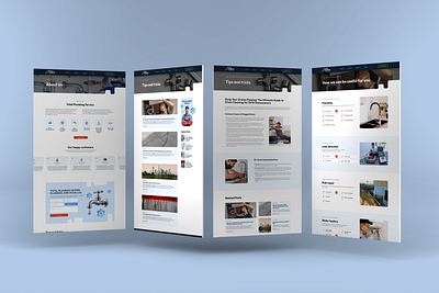 Total Plumbing Website Design and Development branding design graphic design ui web development website website design