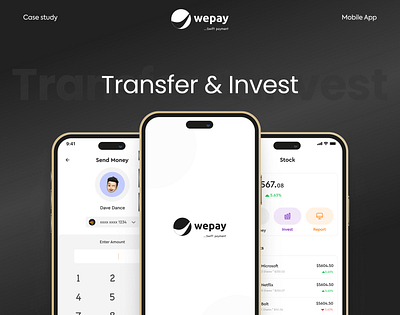 Finance App Case Study branding design ui ux