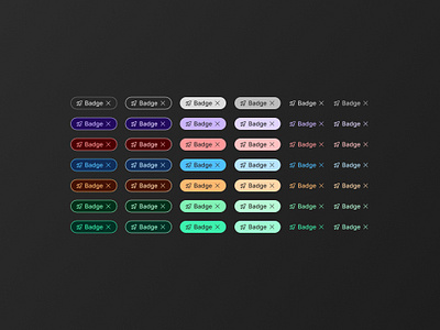 Badge - EmviUI app badge design design system emviui figma product design tag ui ui kit ux