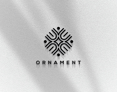 Ornament - logo design - Creasions 3d logo