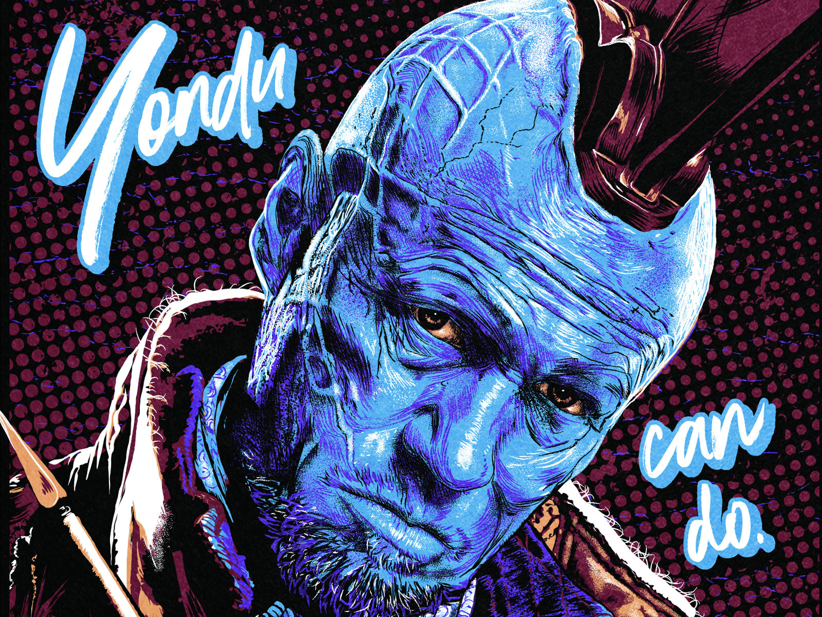 Example of Yondu Vector Portrait