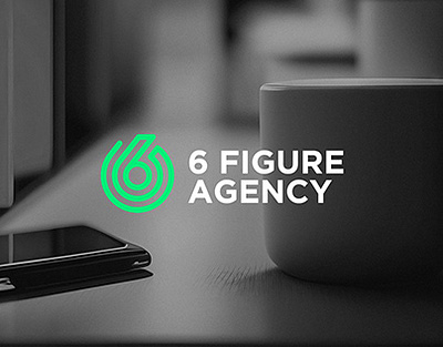 6 Figure Agency- logo design - Creasions 3d logo