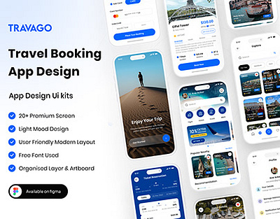 Travago - Website design - Creasions ui