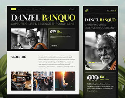 Daniel Banquo - Website design - Creasions ui