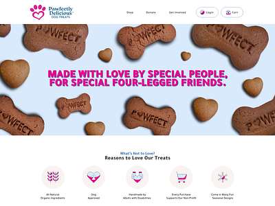 Pawfectly Delicious Website Redesign