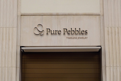Pure Pebbles jewelry branding adobe illustrator adobe photoshop bracelet branding design earrings graphic design jewelry logo logotype necklace typography