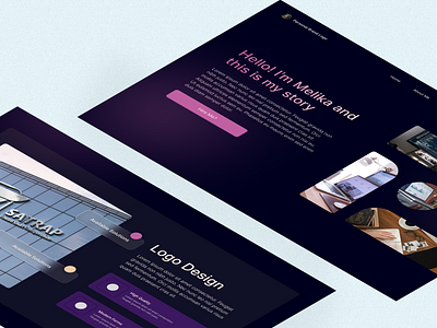 Portfolio Landing Page design landing portfolio product ui ux