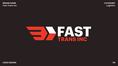 Fast Trans - Logo Design brandbuilding branding design graphic design graphicdesigner iconiclogo illustration logo logodesign