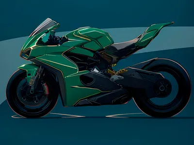 Pôster Ducati Panigale V4 bike brasília car design carros design designer duas rodas ducati ducati brasil ducati design esboço ia illustration motos poster