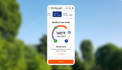 Smart Home Mobile Apps: From BBQ Grilling to Smart Thermostats app family branding design design agency design system intuitive iot mobile app smart home smart home app temperature probe ui ux