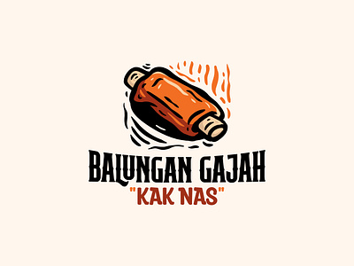 RIBS LOGO FOR BALUNGAN GAJAH CULINARY LOGO