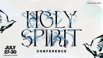 Holy Spirit Conference christian church churchgraphics conferencedesign design faith god graphic design holyspirit