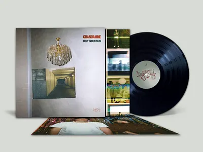 Pack Shot for Grandamme Black Vinyl Release. branding design graphic design illustration logo product design typography vector