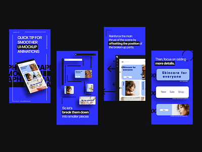 Motion Project: Smoother UI Mockup Animations mockups motion design motion graphics ui