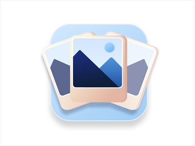 Photos Icon dailyui design icon ui ui design