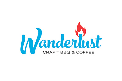 Wanderlust BBQ & Coffee Branding brand development branding concept design design graphic design illustration logo product design