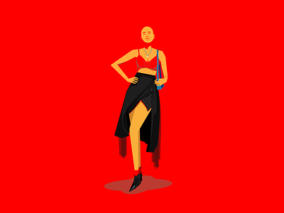 Liskaba fashion girl illustration vector