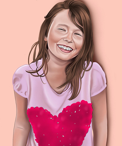 Portrait girl digital drawing drawing illustration portrait procreate