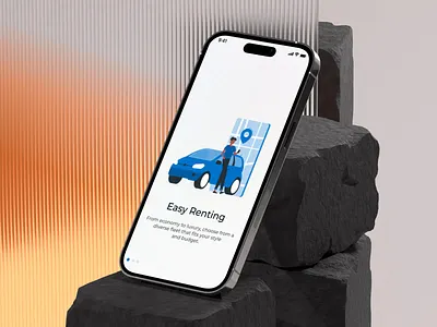 Rent a Car Mobile App onboarding UI Animation android animation app app animation app design app ui app uiux application apux design ios mobile mobile app mobile ui onboarding rent a car ui uiux ux