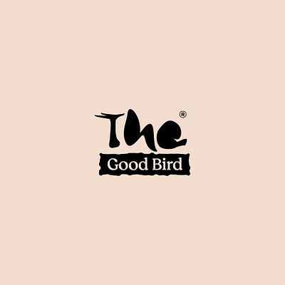 the good bird abstract branding brandmark chicken chicken cuts fast food lettering logo logotype restaurant wings wordmark