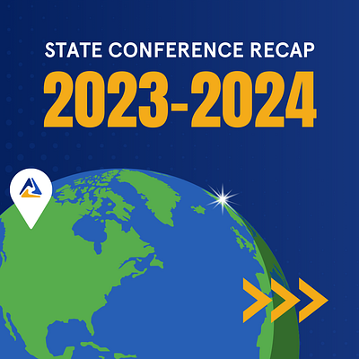 State Conferences Recap graphic design social media western region